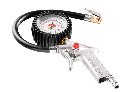 Pistola para inflar con manómetro (blister)