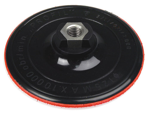 Disco elástico con velcro, 125mm, para amoladora angular
