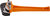 Llave de gancho articulada 250 mm