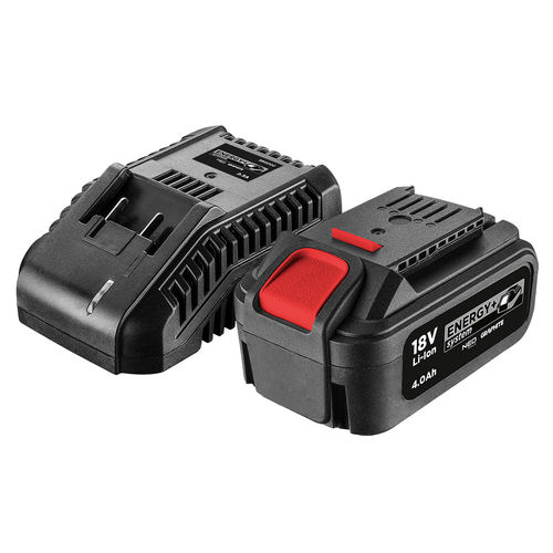 Pack Batería Energy+ 18V, Li-Ion 4.0Ah. + Cargador. Para uso exclusivo del sistema Graphite Energy+